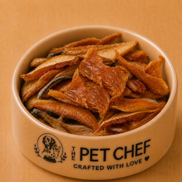 Dehydrated Salmon Belly Treats for Dogs & Cats