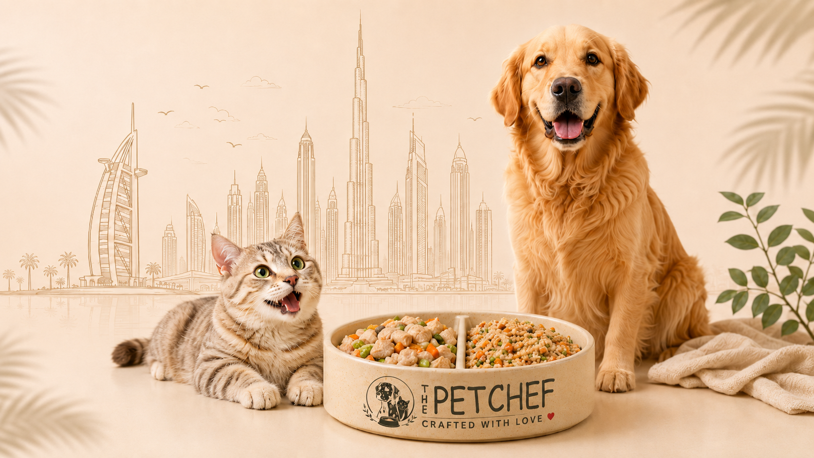 Fresh premium pet food — cooked in the UAE